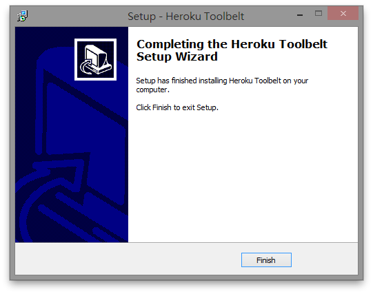 Heroku Toolbelt 安裝完成